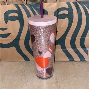 2021 Valentine’s Glitter Heart Tumbler